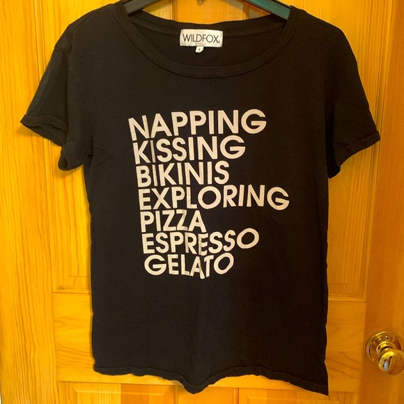 WILDFOX T-SHIRT - Picture 1 of 4